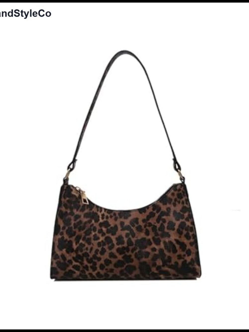Cheetah Print PU Leather Wristlet Clutch Shoulder Bag for Women